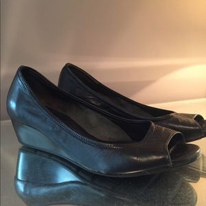 Cole Haan Nike Air peep toe shoes